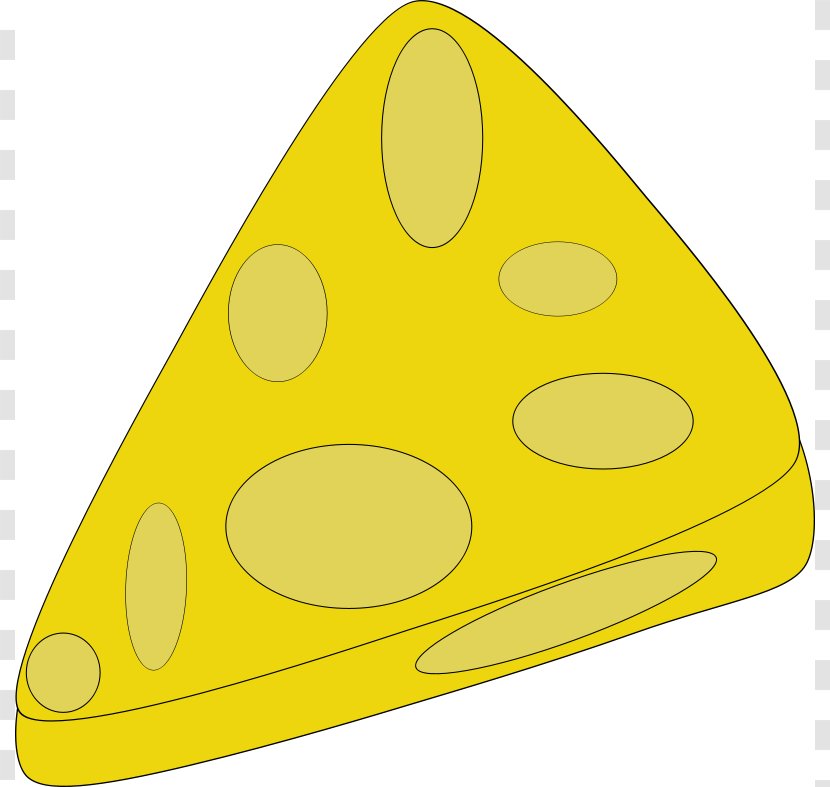 Triangle Yellow - Cheese Pictures Transparent PNG