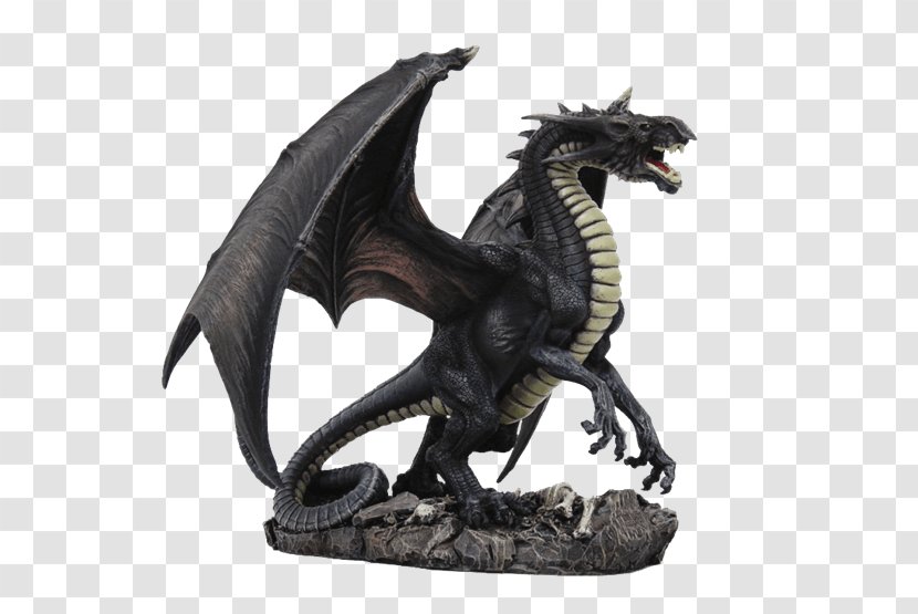 Statue Dragon Figurine Sculpture Monster - Mythical Creature Transparent PNG