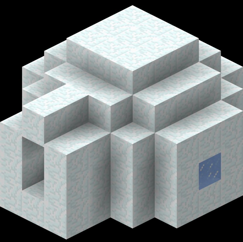 Minecraft: Pocket Edition Igloo Snow Wiki - Structure Transparent PNG
