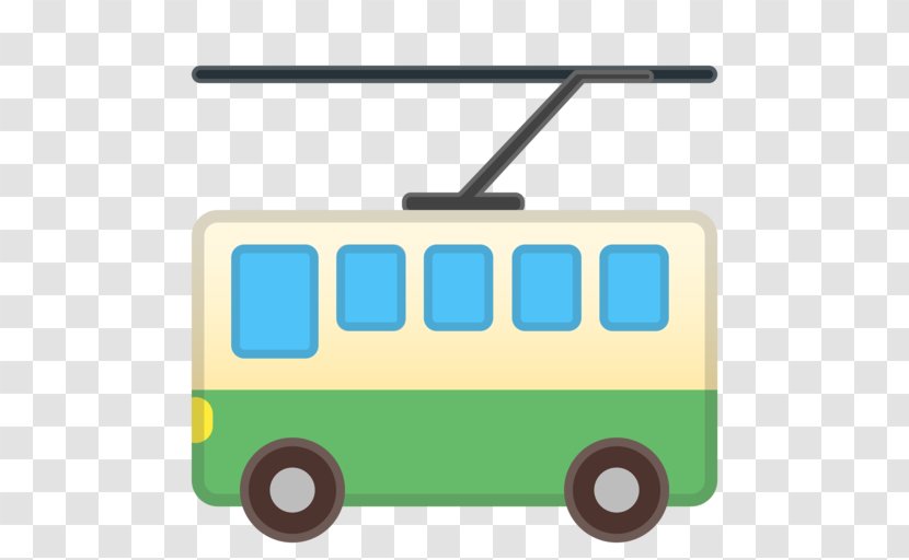 Trolleybus Emoji Noto Fonts - Android Oreo Transparent PNG