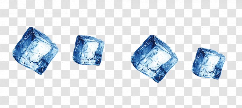Ice Cube Computer File - Blue Transparent PNG