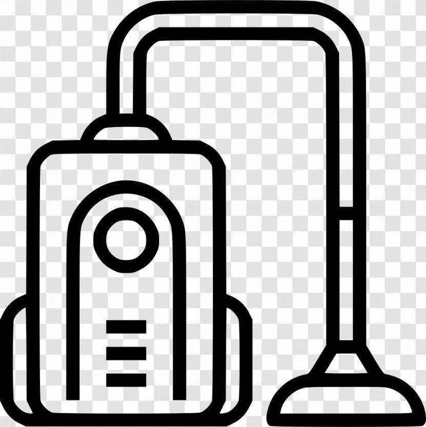 Vacuum Cleaner Home Appliance Cleaning Washing Machines - Black And White - Icon Transparent PNG