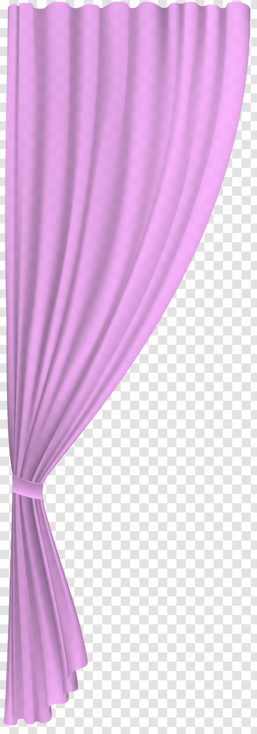 Window Curtain Shower Clip Art - Lilac - Pink Transparent Transparent PNG