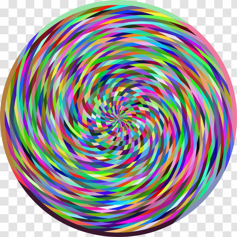 Pop Art Circle 2018-02-11 - Spiral - Vortex Transparent PNG