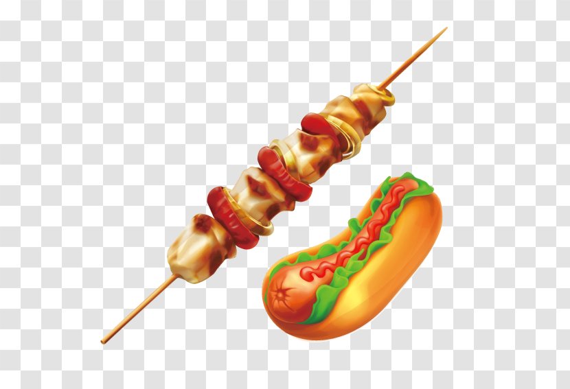 Hamburger Fast Food Hot Dog - Grilled - Kebab Child With Hotdog Transparent PNG