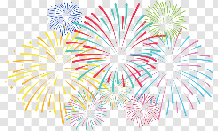 Fireworks Clip Art Pyrotechnics Independence Day - Heart Transparent PNG