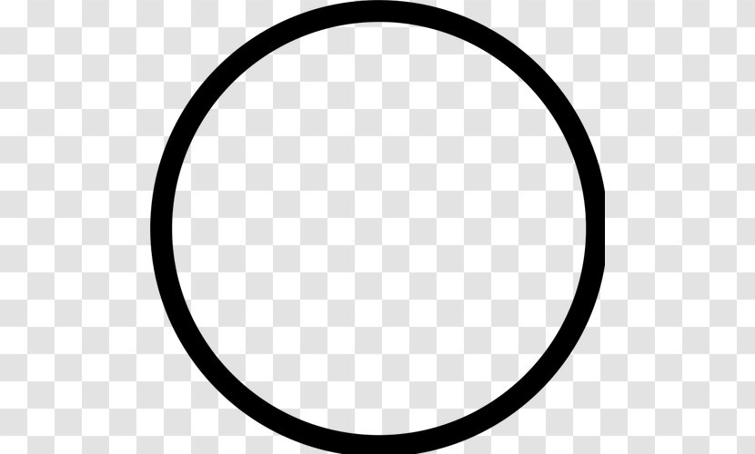 Circled Dot Symbol Clip Art - Black Transparent PNG
