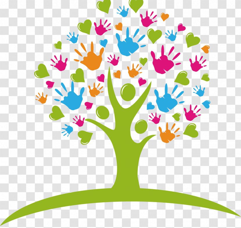Tree Volunteering Logo - Flower - Friendship Transparent PNG