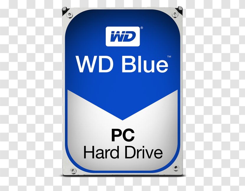 WD Blue HDD Hard Drives Serial ATA Western Digital Data Storage - Logo - Text Transparent PNG