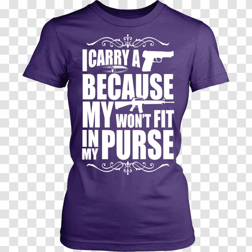 T-shirt Aunt Sleeve Dodge - Silhouette - Carrying Weapons Transparent PNG
