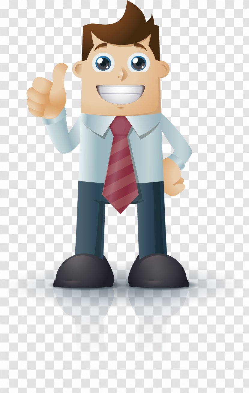 Character Cartoon Infographic - Advertising - Laughing Man Transparent PNG