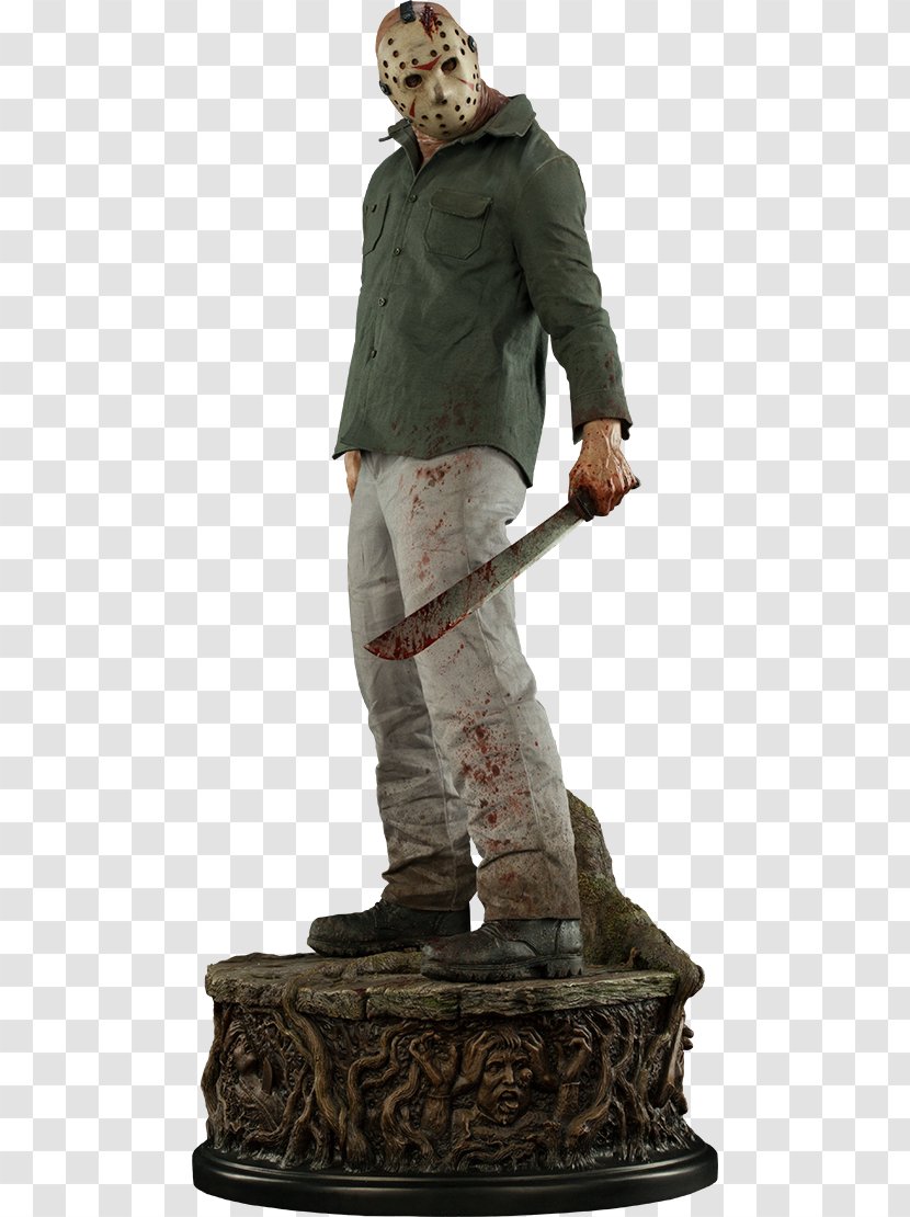 Jason Voorhees Leatherface Friday The 13th Sideshow Collectibles Statue - Part Iii Transparent PNG