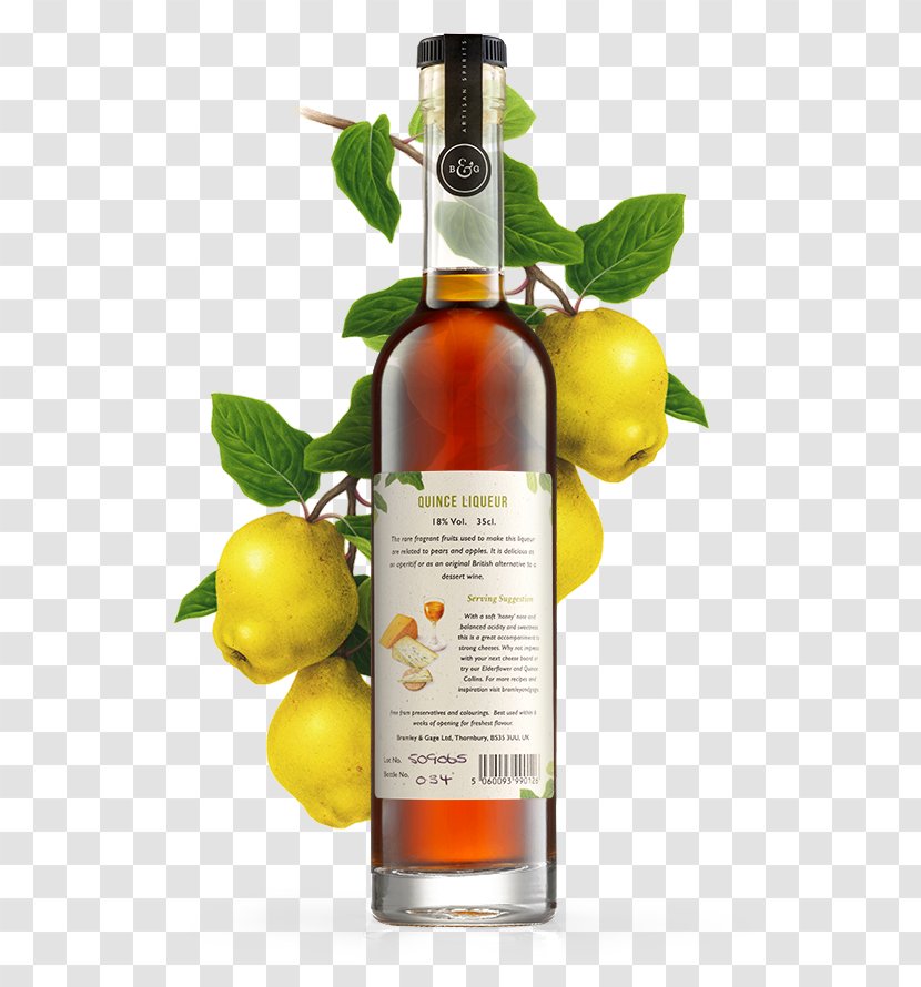 Liqueur Quince Pear Wine Apple - Distilled Beverage Transparent PNG