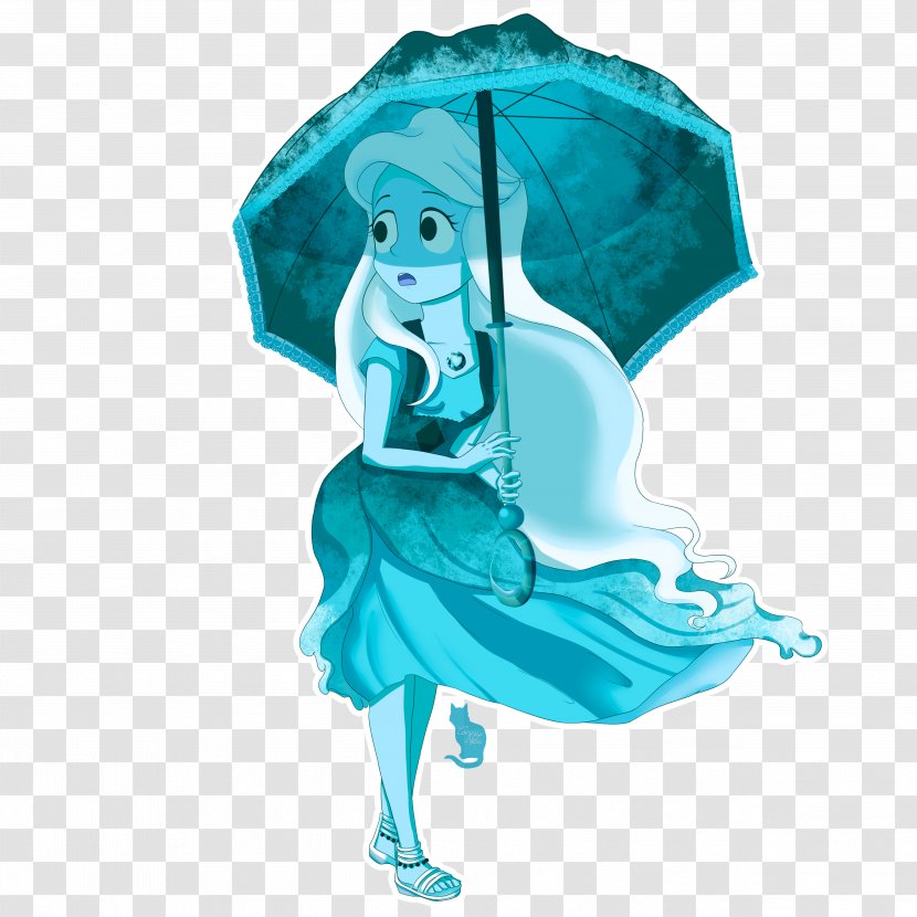 Aquamarine Gemstone Turquoise Electric Blue - Fictional Character - Gemini Transparent PNG