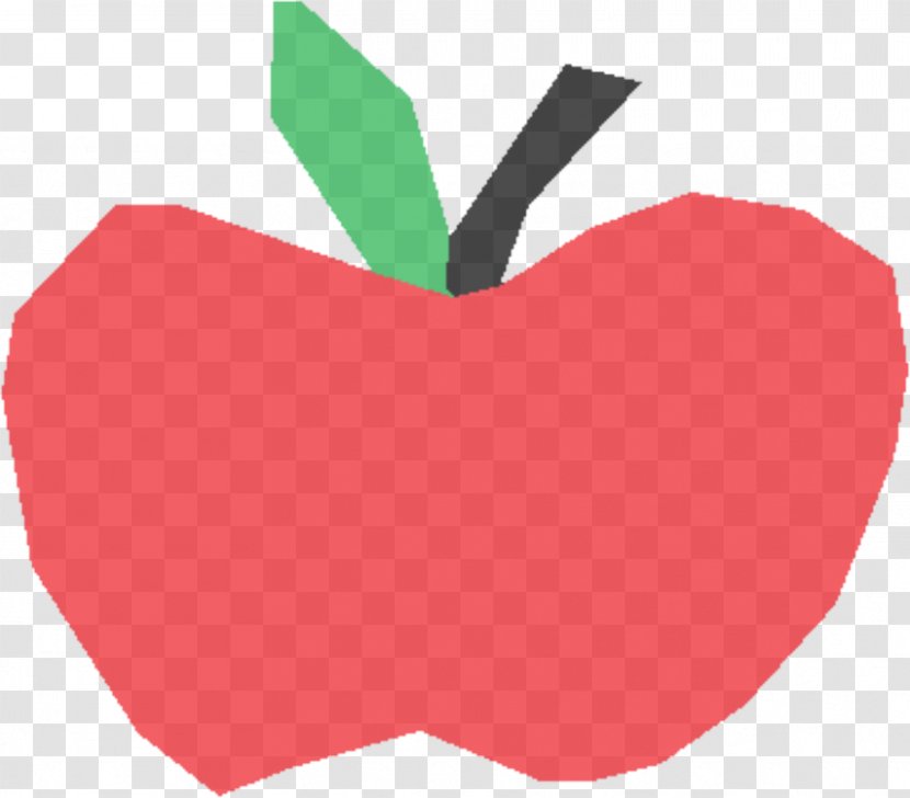 Apple Red Clip Art Fruit Pink - Heart Logo Transparent PNG