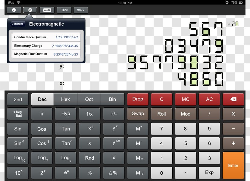 IPad 2 User Interface Design Calculator - Electronic Instrument - Computer Keyboard Multifunction Digital Creatives Transparent PNG