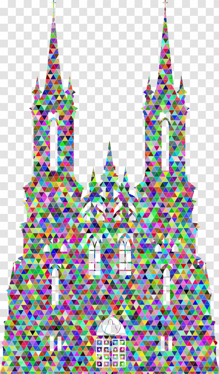 Architecture Line Art Clip - House - Castle Transparent PNG