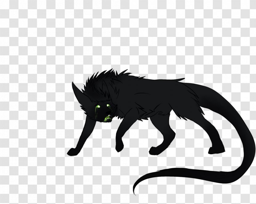 Whiskers Cat Dog Mammal - Black Transparent PNG