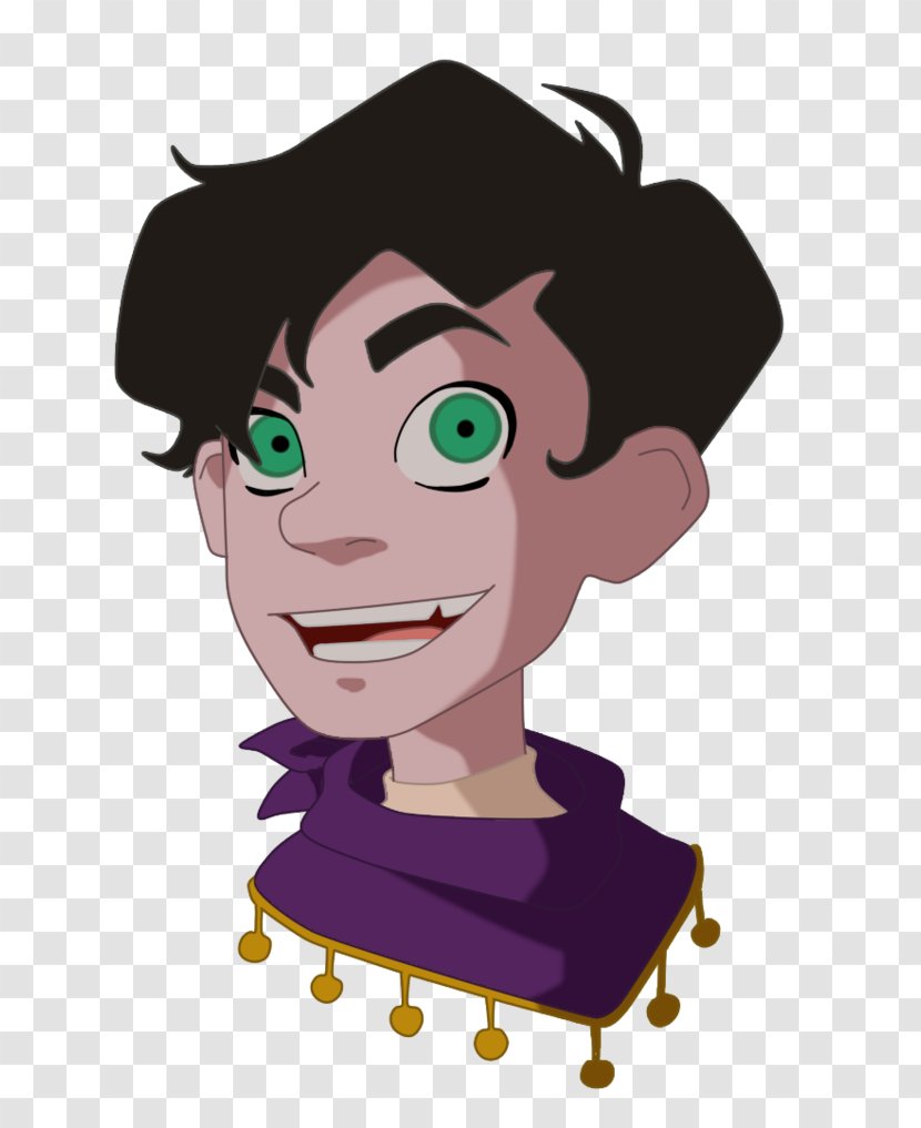 Illustration Clip Art Purple Character - Head - Frollo Transparent PNG