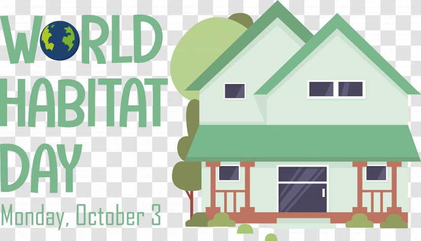 World Habitat Day Logo Earth World Vector Transparent PNG