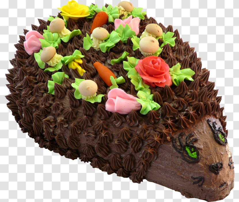 Chocolate Cake Brownie Torte Decorating - Food Transparent PNG
