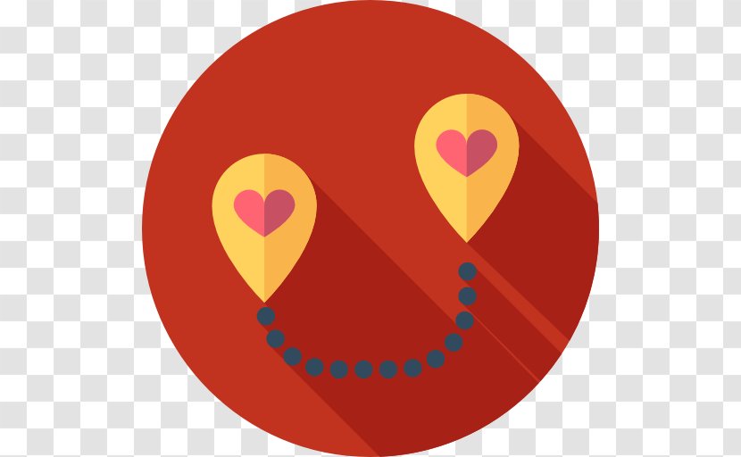 Valentine's Day Clip Art - Silhouette - Route Icon Transparent PNG