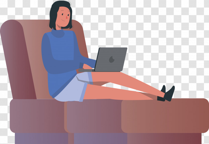 Chair Communication Sitting Angle Line Transparent PNG