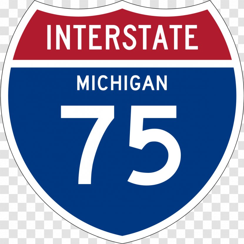 Interstate 75 In Ohio Michigan Georgia Mackinac Bridge US Highway System - Us Numbered Highways Transparent PNG