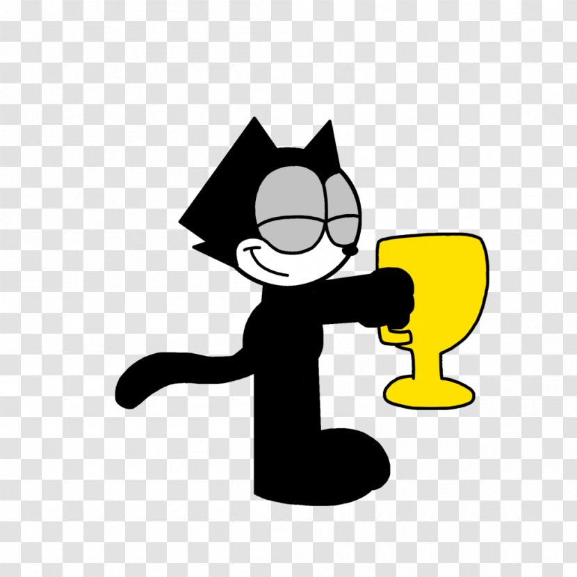 Clip Art Human Behavior Character - Cartoon - Felix The Cat Transparent PNG