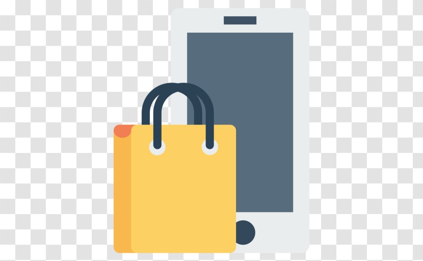 Online Shopping Handheld Devices Sales - Rectangle - Bag Transparent PNG
