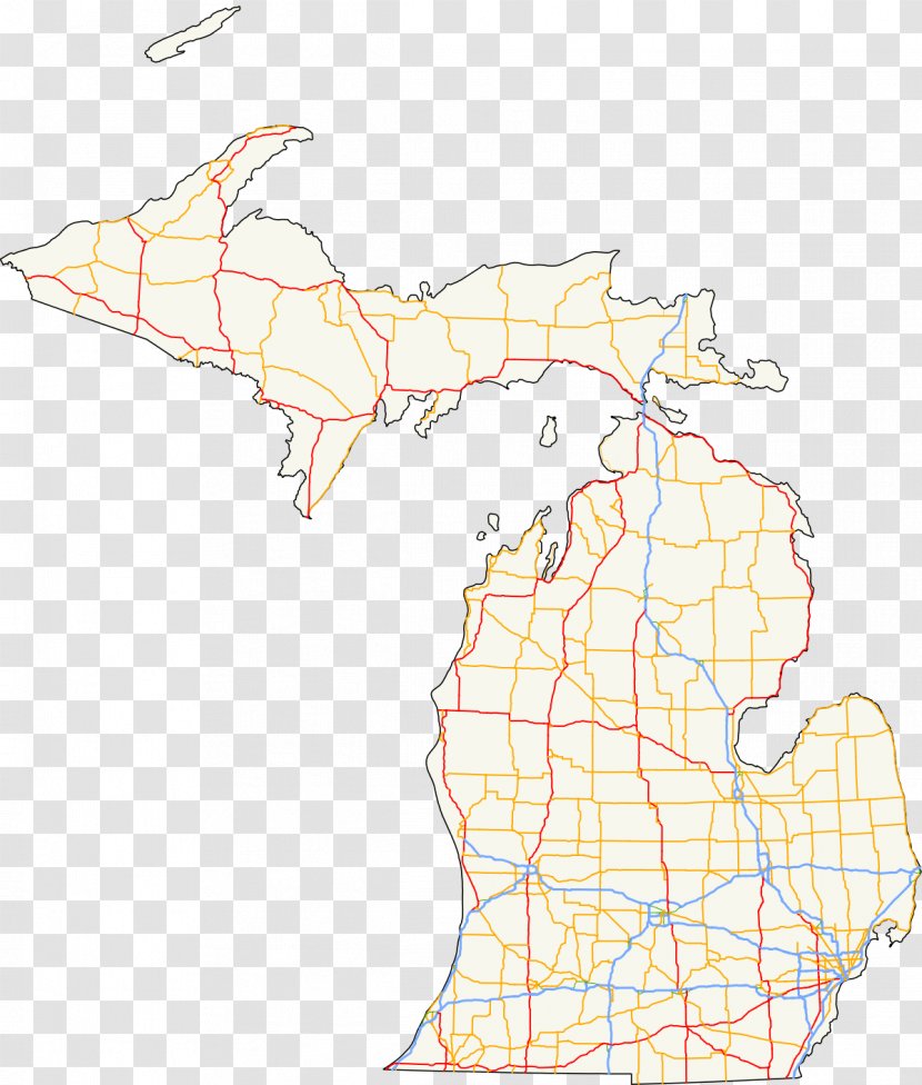 Michigan State Trunkline Highway System U.S. Route 23 In US Interstate - Federal Aid Act Of 1956 - Road Transparent PNG