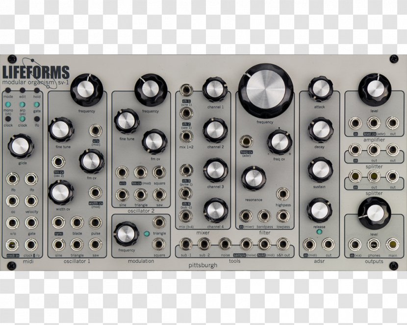 Doepfer A-100 Modular Synthesizer Sound Synthesizers Eurorack Analog - Drums - Design Transparent PNG
