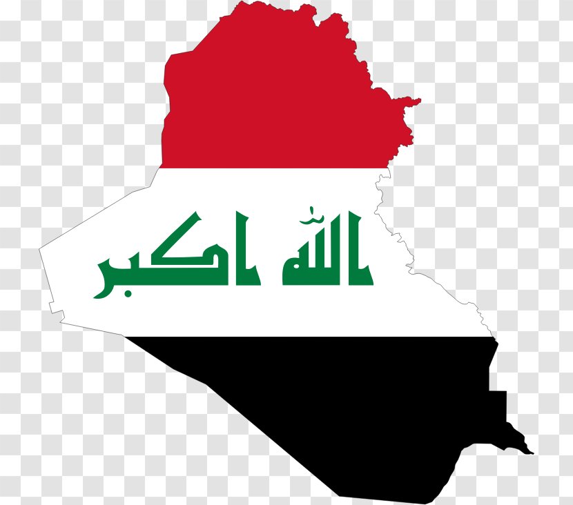 Flag Of Iraq Baghdad Map Iraqi Civil War - Logo Transparent PNG