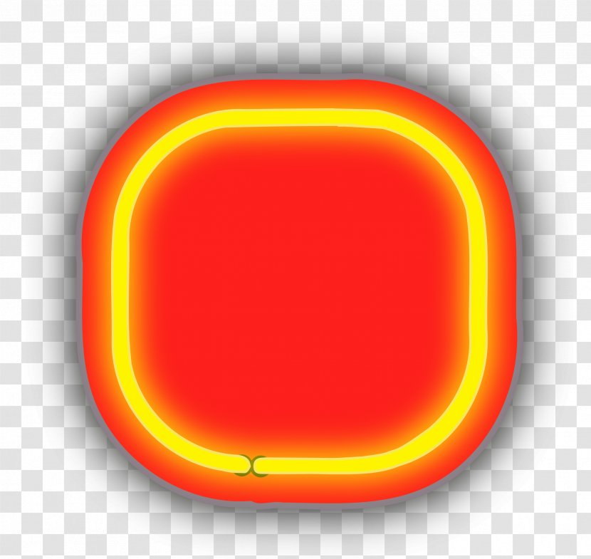 Yellow Desktop Wallpaper Circle Symbol - Orange - NEON Transparent PNG