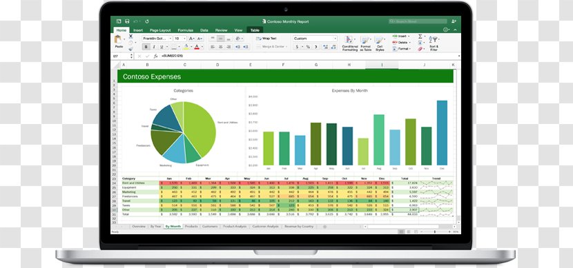 Microsoft Excel File Format Spreadsheet Xls Report - Media - Data Visualization Transparent PNG