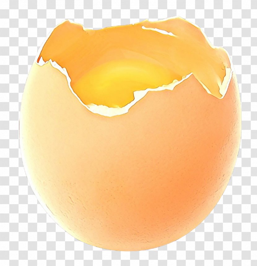 Orange - Cartoon - Smile Egg White Transparent PNG