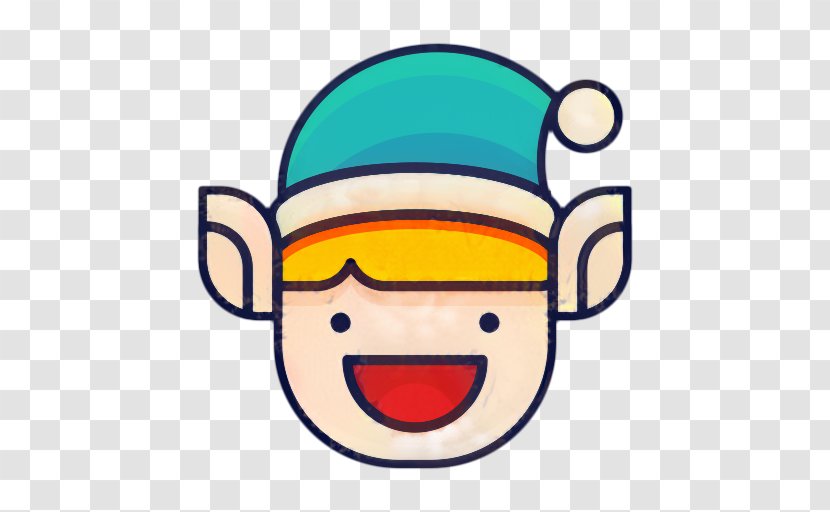 Christmas Emoji - Cartoon - Pleased Nose Transparent PNG