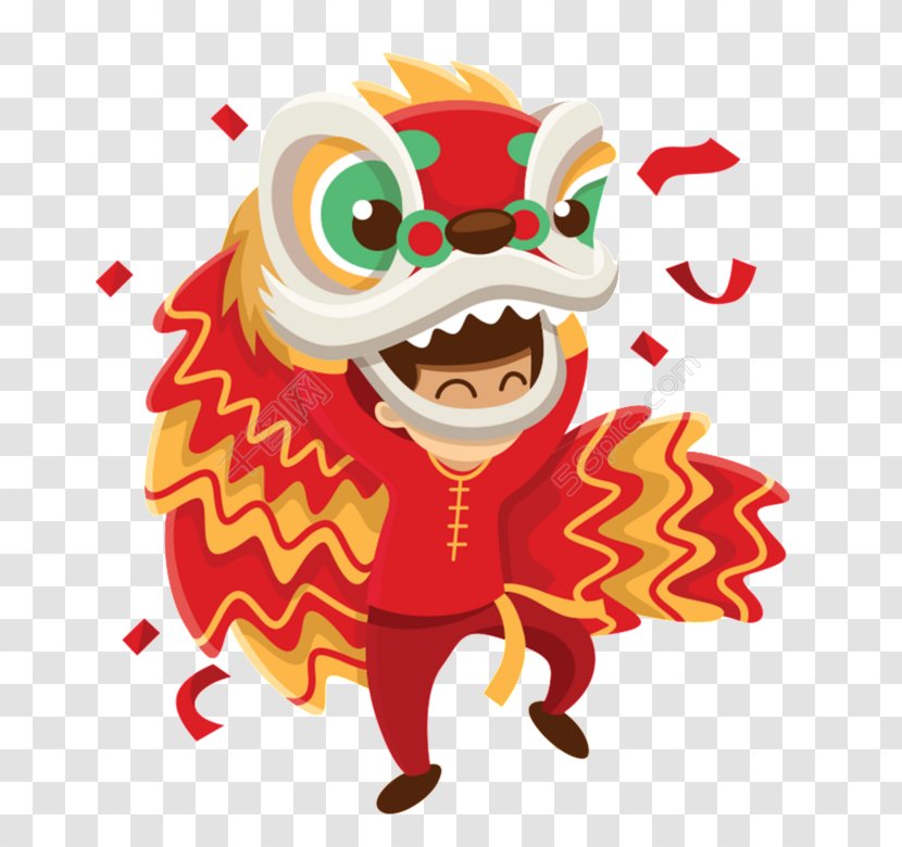 Lion Dance Dragon - New Year Transparent PNG
