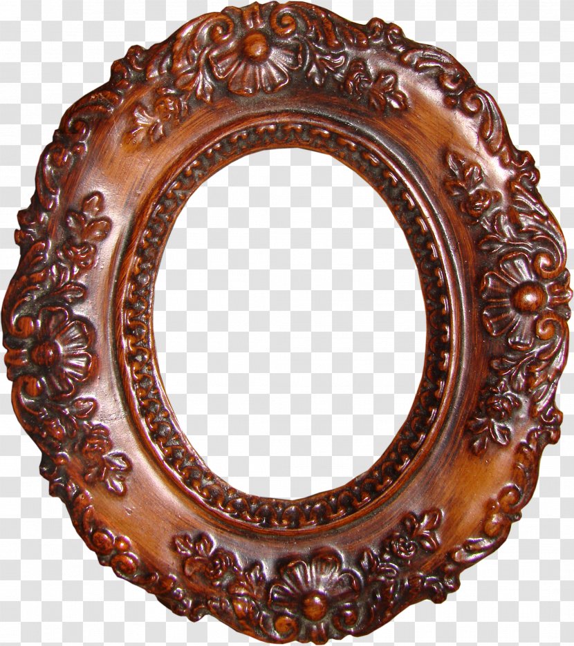 Picture Frames Wood Oval Antique Framing - Shadow Box - Mirror Transparent PNG