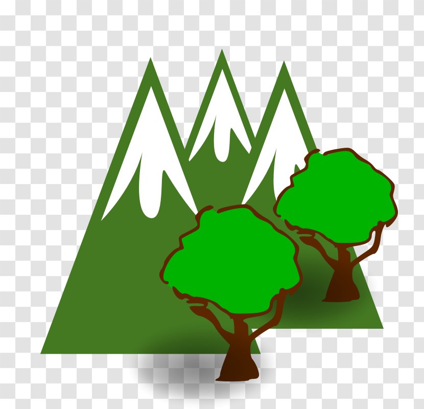 Mountain Clip Art - Green - Cliparts Transparent PNG
