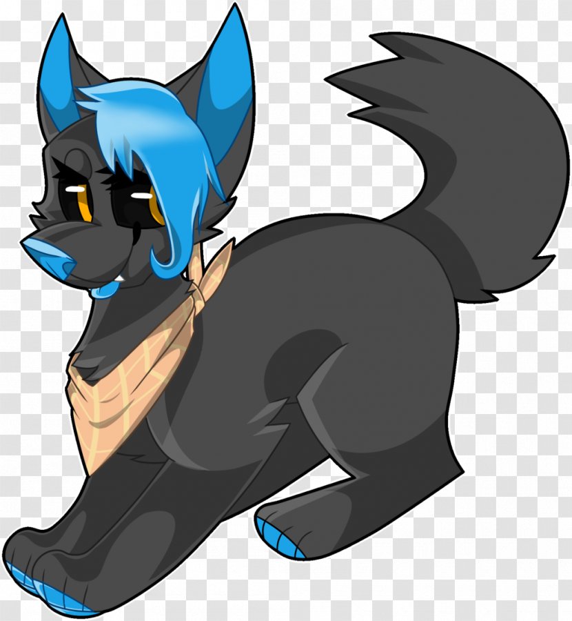 Whiskers Dog DeviantArt Cat - Black Transparent PNG