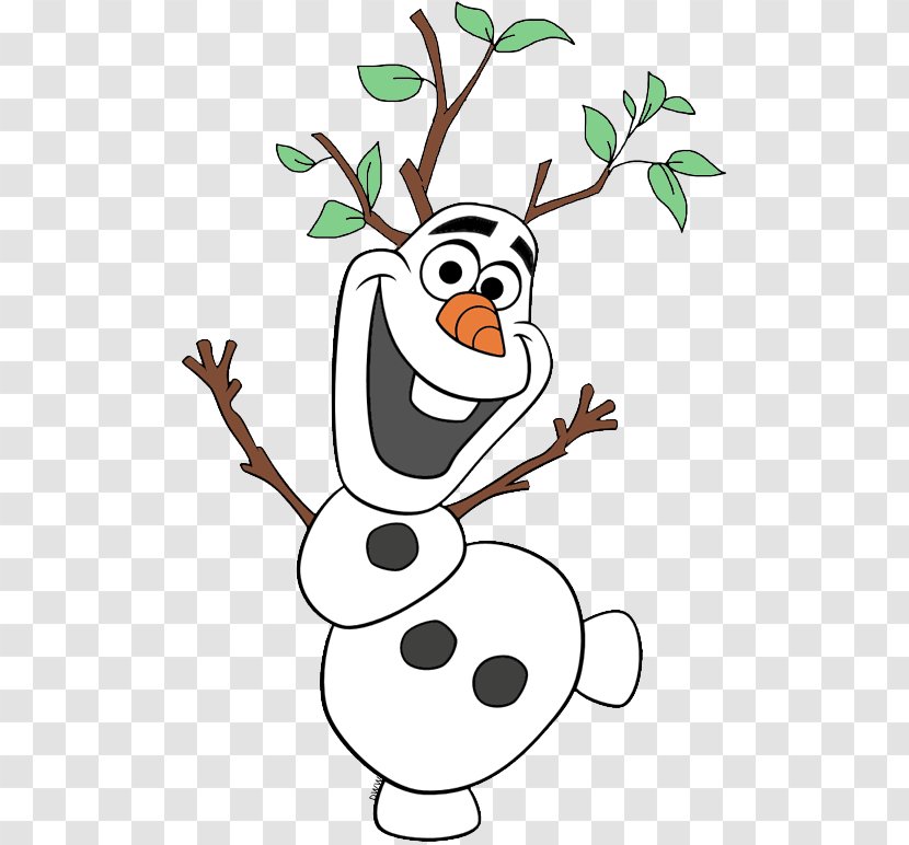 Olaf Clip Art Human Nose Elsa - Branch - Perfect Summer Day Cartoon Frozen Olafs Transparent PNG