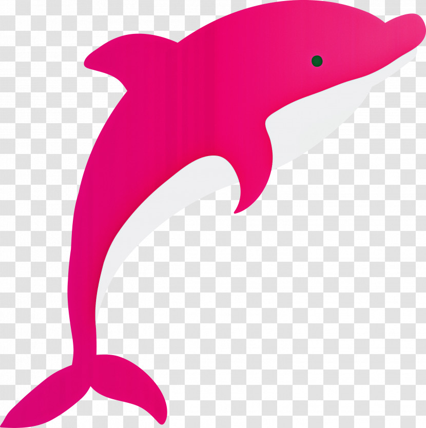 Dolphin Bottlenose Dolphin Pink Cetacea Fin Transparent PNG