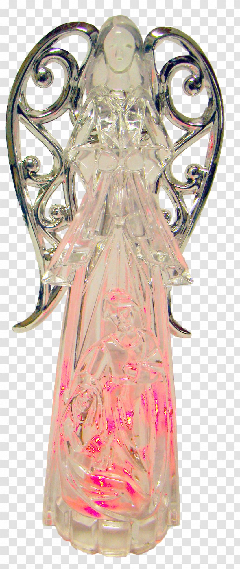 Angel Poly Christmas Nativity Scene Export Transparent PNG