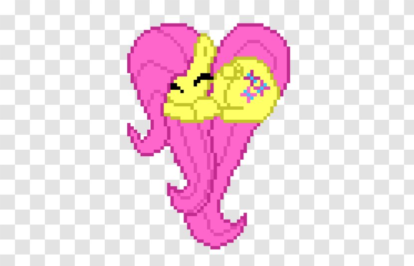 Clip Art M-095 Illustration Animal Heart - Flower - Kiss Fluttershy Transparent PNG