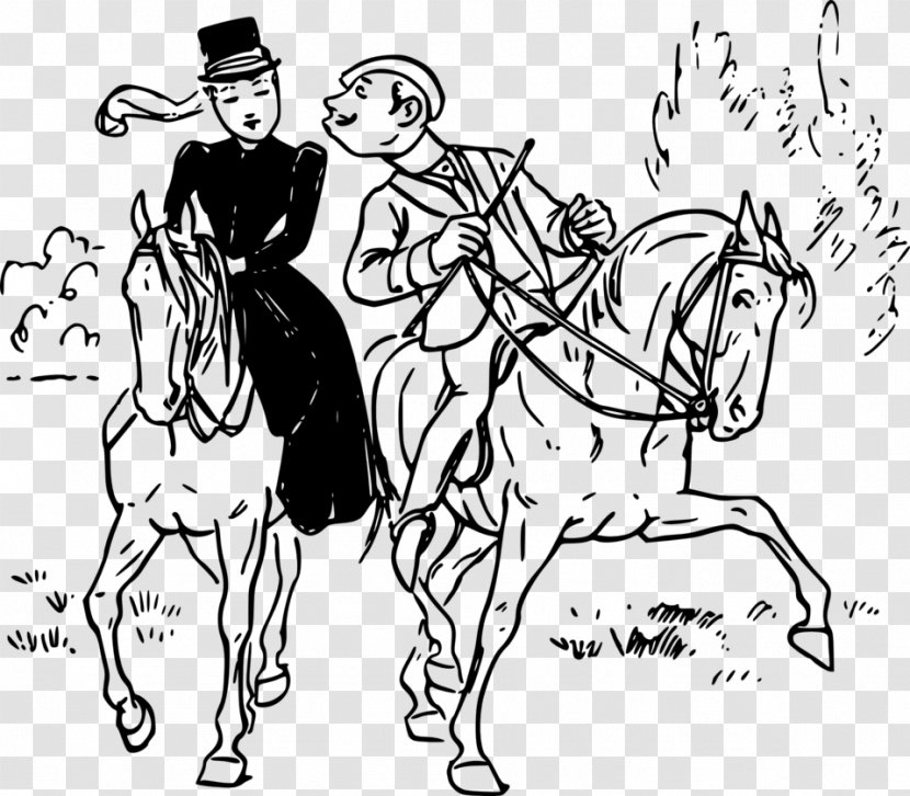 Riding Horse Equestrian Clip Art - Visual Arts Transparent PNG