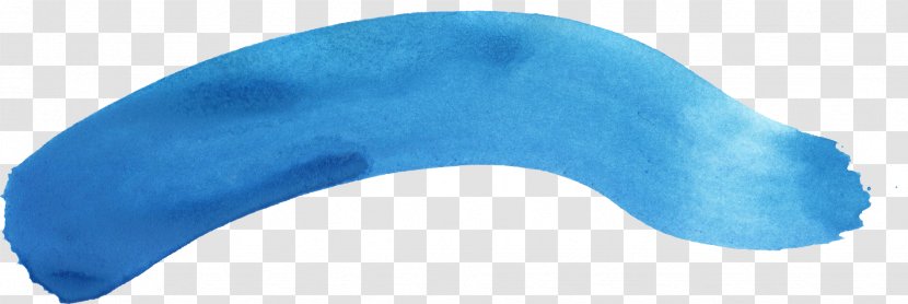 Blue Aqua Azure Teal Turquoise - Brush Stroke Transparent PNG