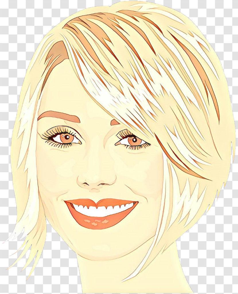 Face Hair Blond Eyebrow Chin Transparent PNG