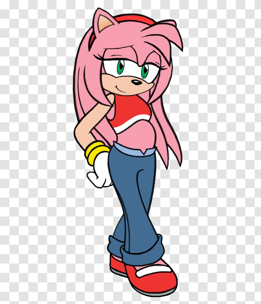 Amy Rose Shadow The Hedgehog Sonic Sega Sims 2 - Watercolor Transparent PNG
