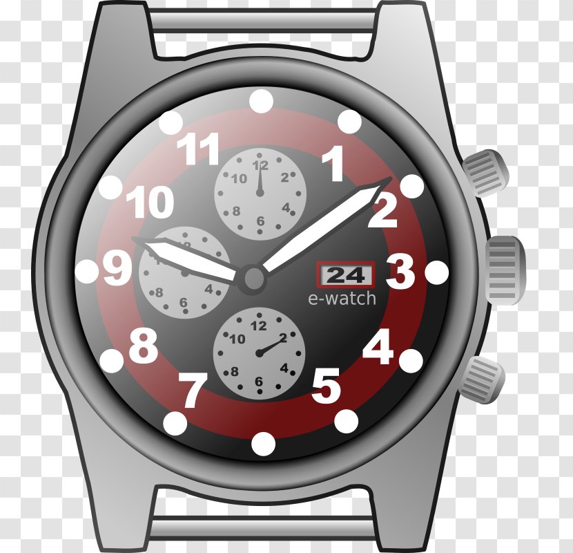 Chronograph Chronometer Watch Clip Art Transparent PNG